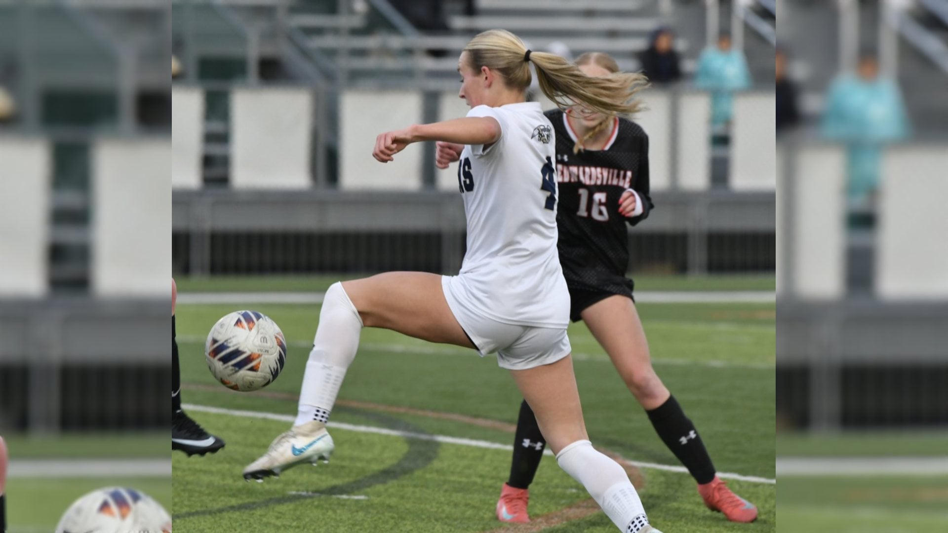 Sports: Tobin Nets Three Goals: McGivney soccer girls thump Waterloo Gibault, Roxana Girls Lose To Freeburg
