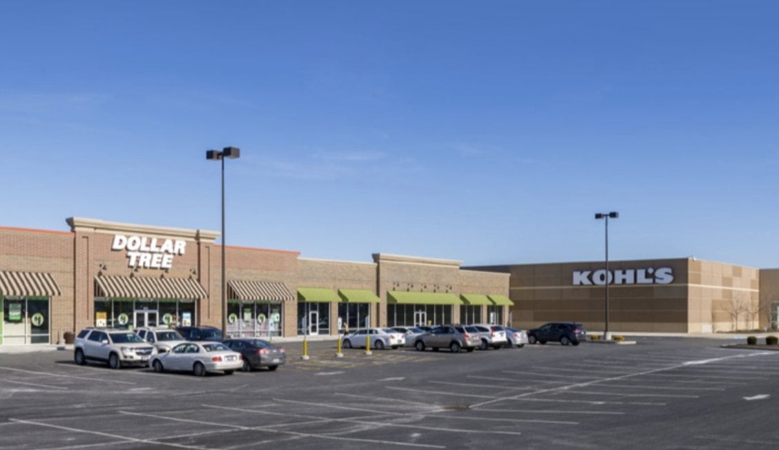 A view of Collinsville Plaza.