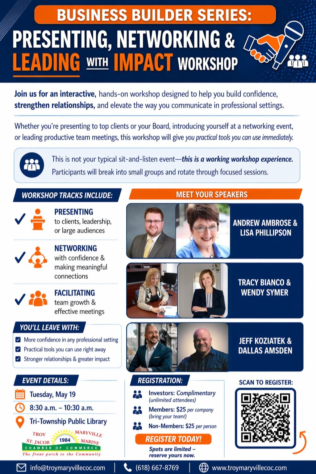 Business Builder Series: Presenting, Networking & Leading with Impact