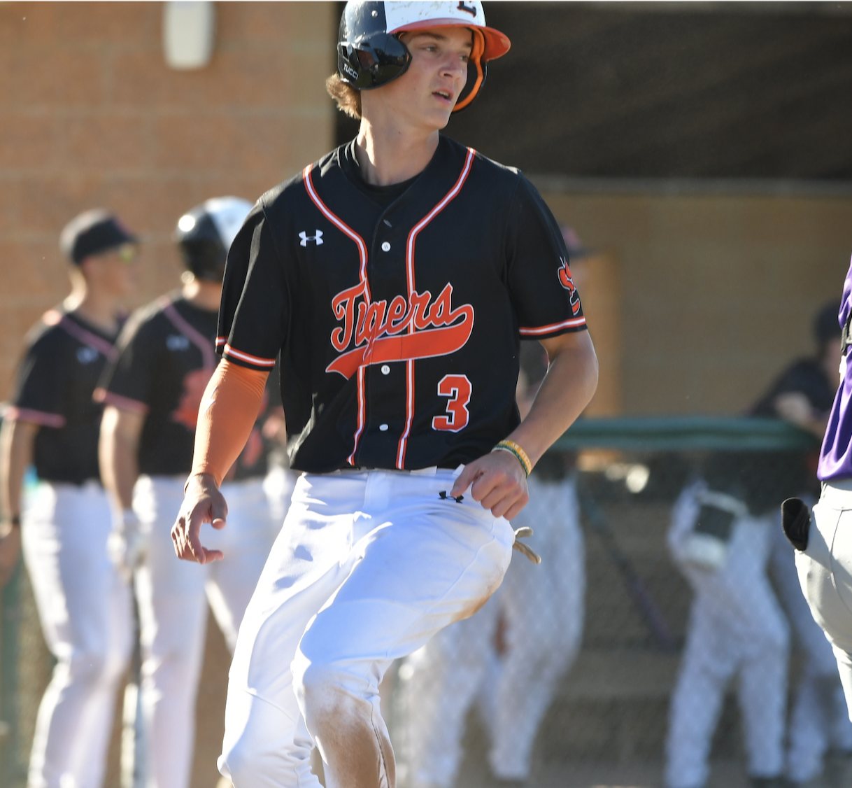 Nick Chiarodo had three hits for Edwardsville on Thursday at home against Collinsville. (Photos by Dan Brannan).