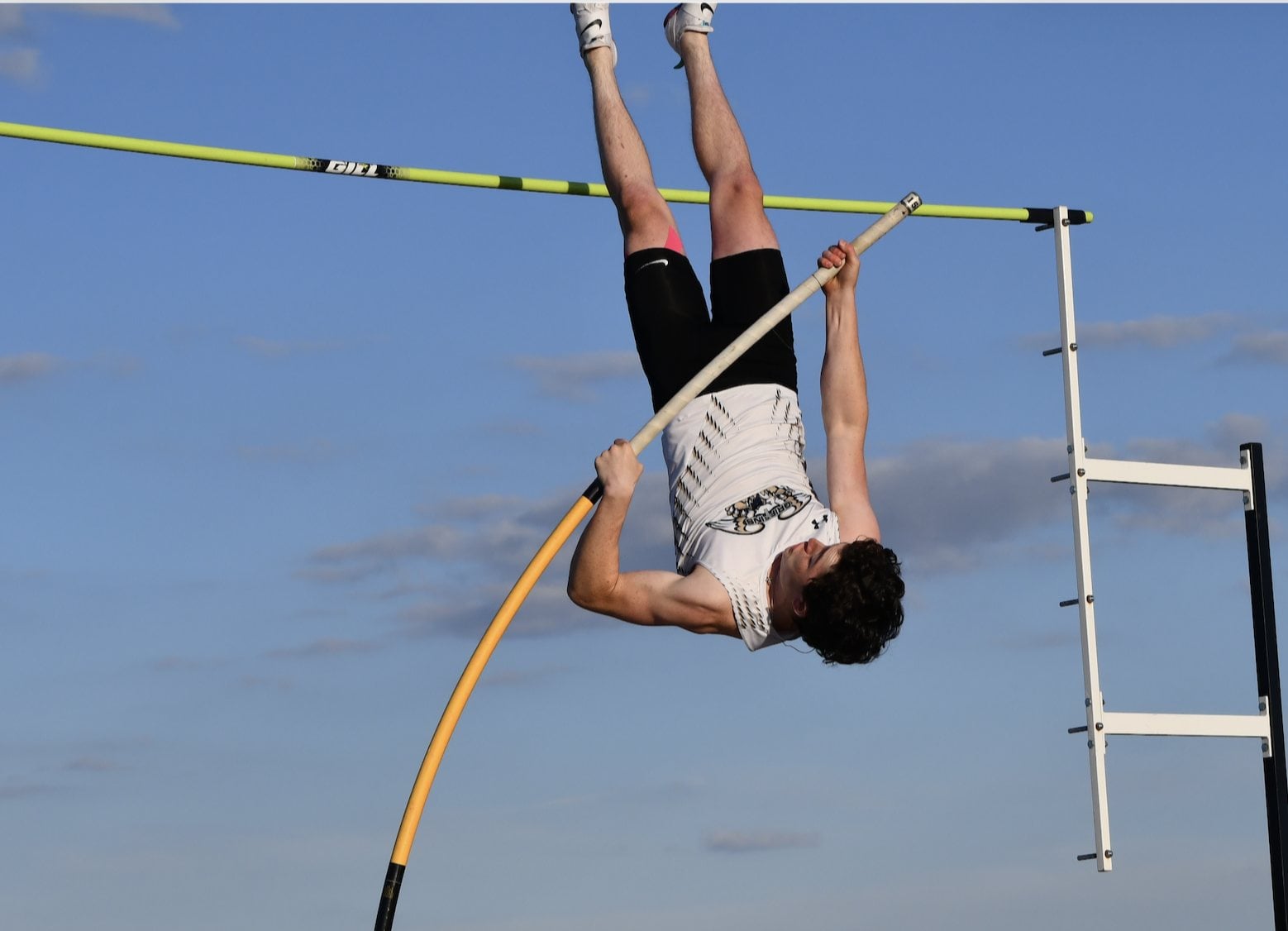McGivney pole vault sensation Caleb Payne. (Photo by Dan Brannan).