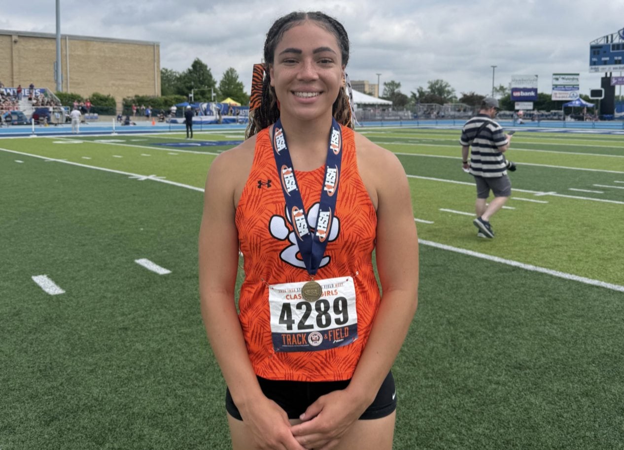 Edwardsville's Jayla Gathing.