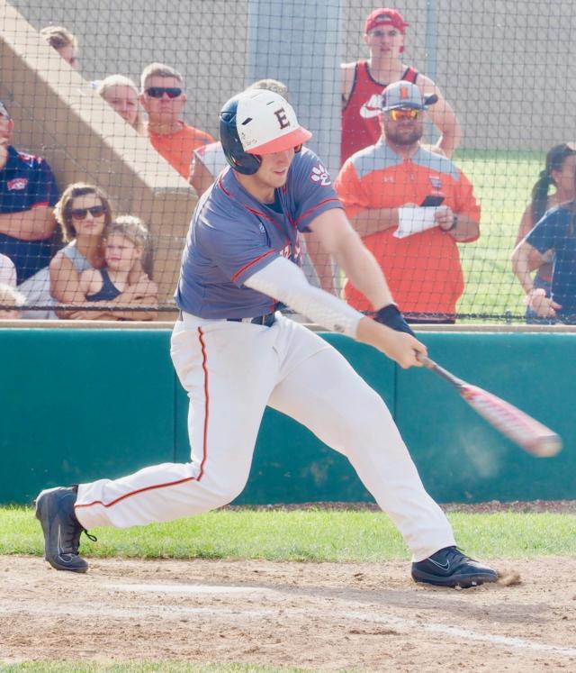 Jack Cooper connects on a pitch.