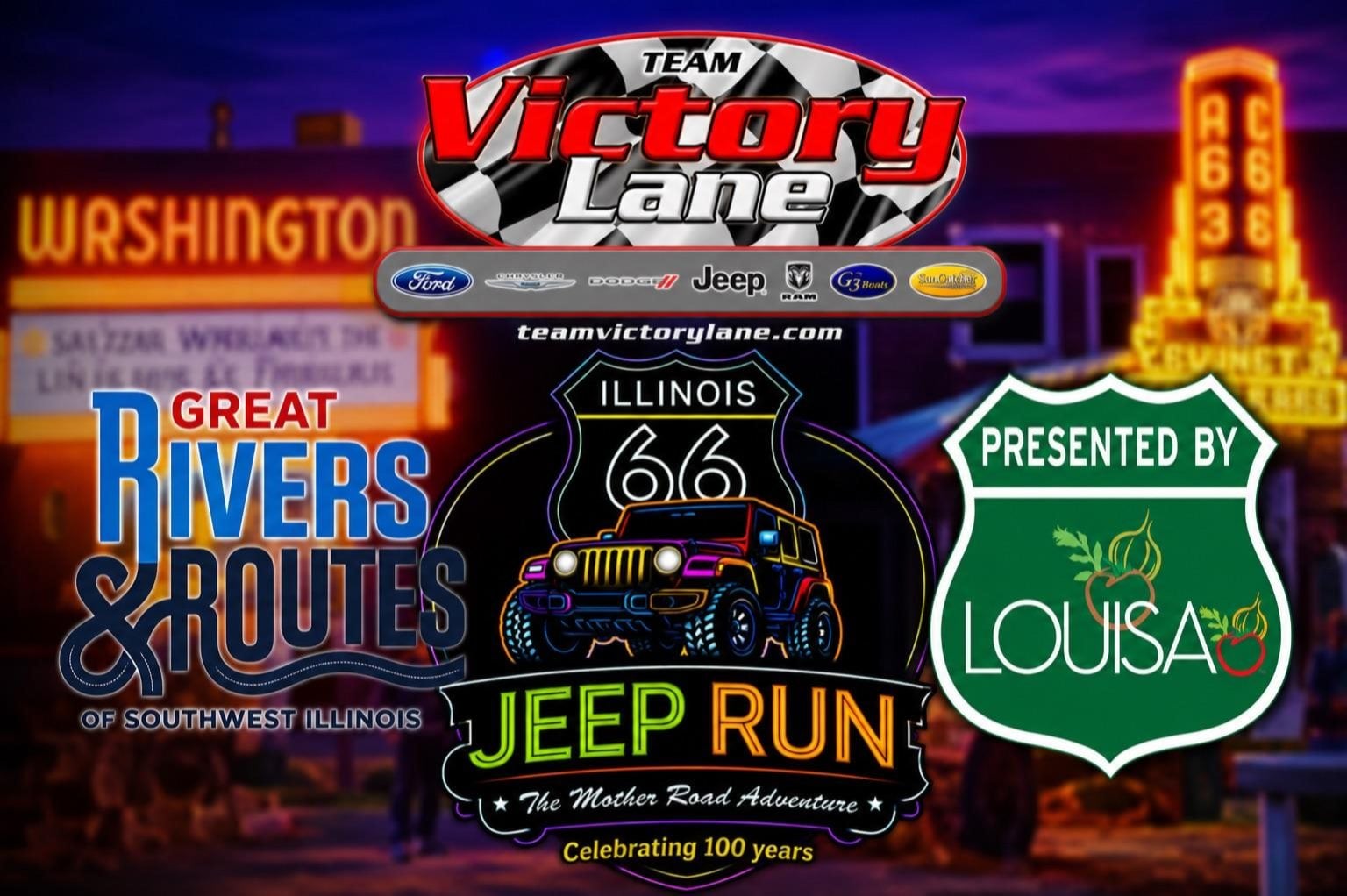 Illinois Route 66 Heritage Jeep Run: 100 Miles of History