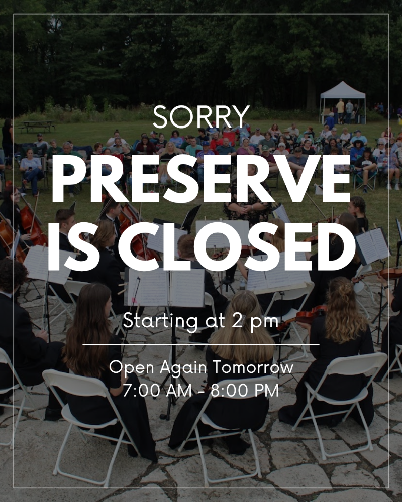 Trails Closed event flyer