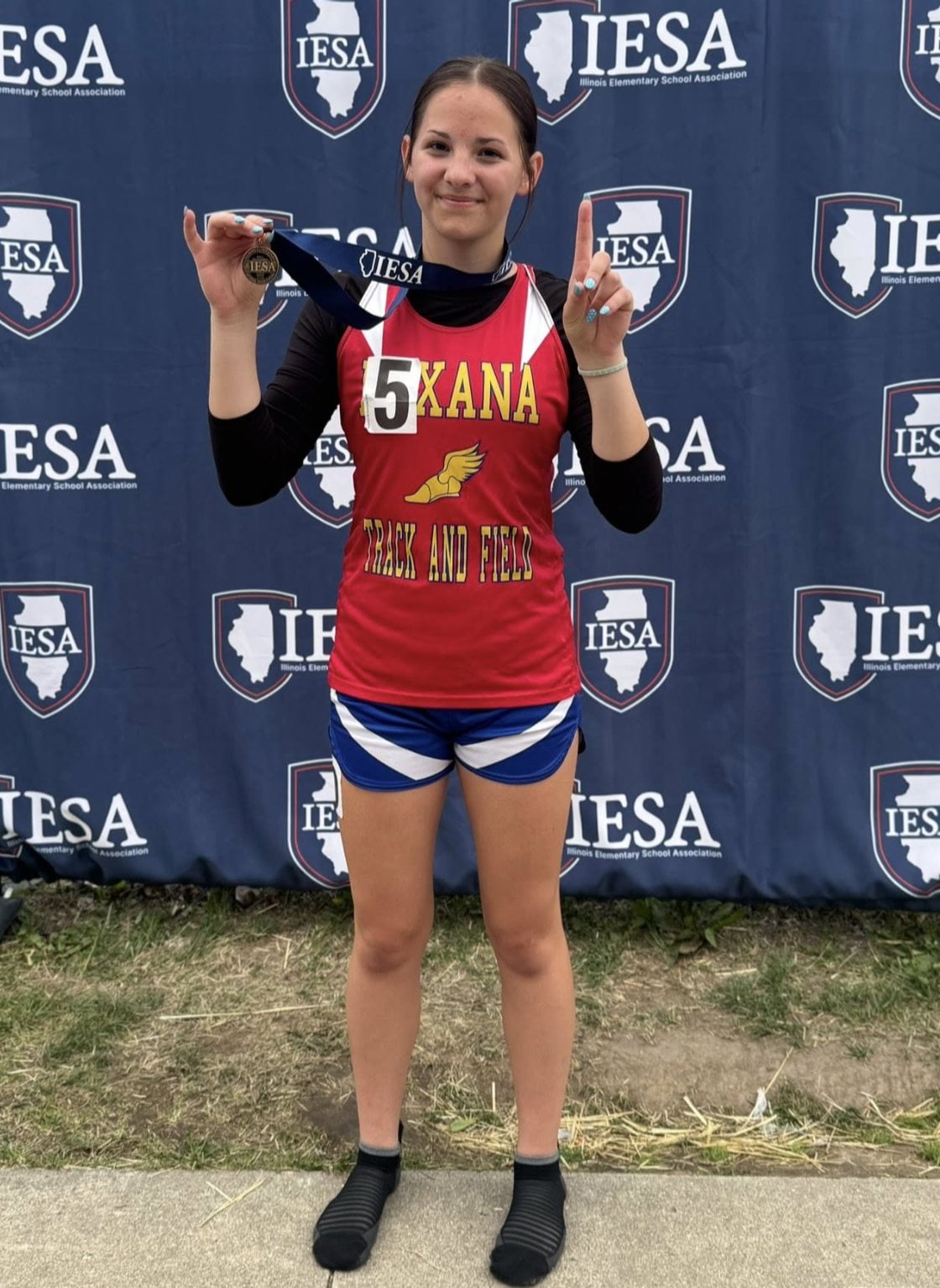 Peyton Cincoski, a champion Roxana sprinter.