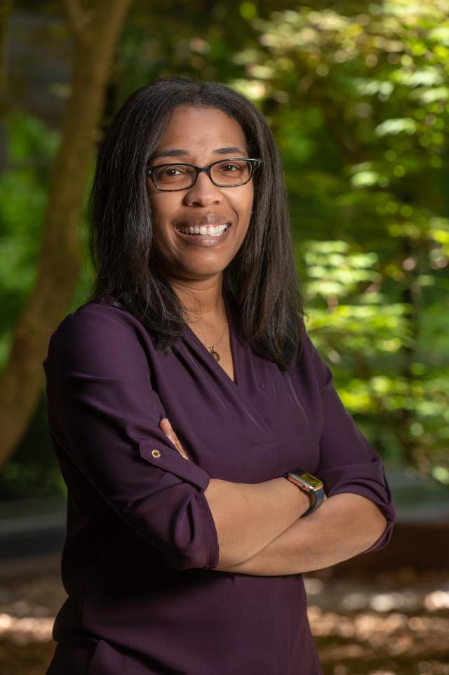 Tisha Brooks, PhD, associate professor and chair of the Department of English Language and Literature. 