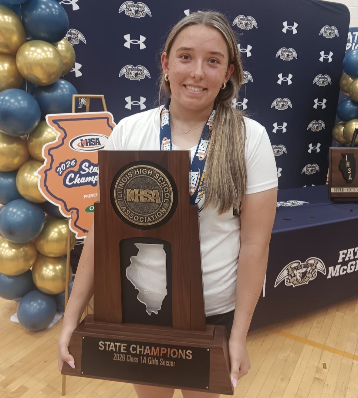 Father McGivney's Peyton Ellis.