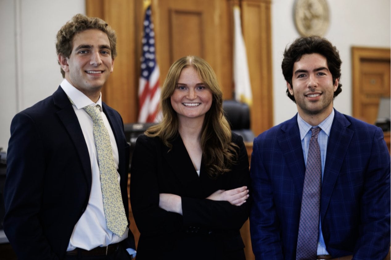 This summer&rsquo;s law school interns at the Madison County State&rsquo;s Attorney&rsquo;s Office are, from left: Peter Khoukaz (Saint Louis University School of Law), Anna Stearns (Southern Illinois University Simmons Law School) and Nicholas Freda (Saint Louis University School of Law).