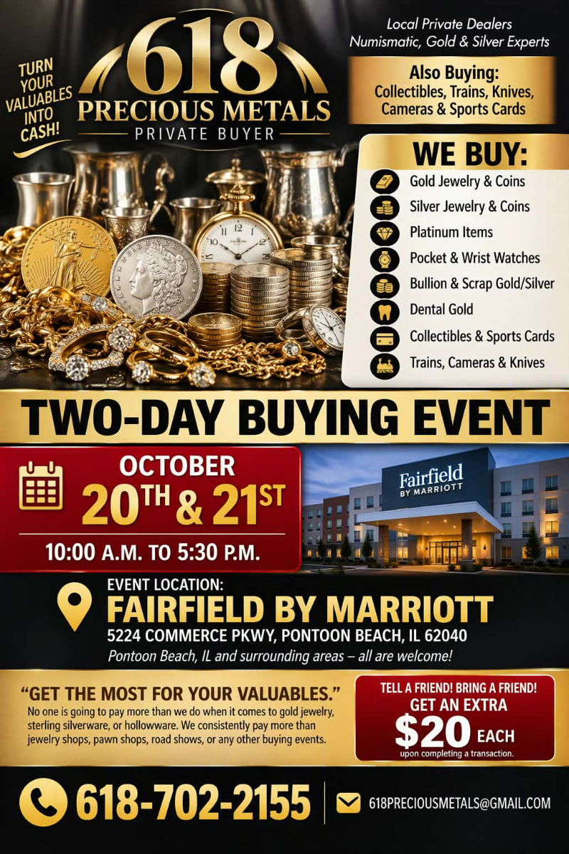 618 Precious Metals Two-Day Buying Event