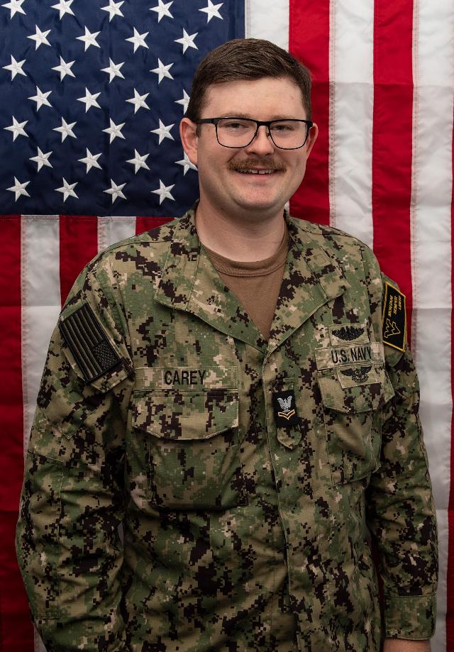Raymond Carey (Photo by Mass Communication Specialist 1st Class Mitch Meppelink, Navy Office of Community Outreach)