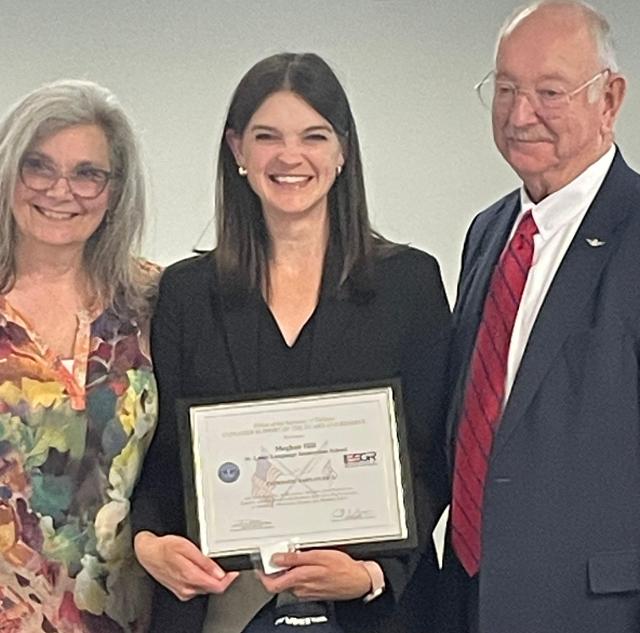 SLLIS Superintendent Dr. Meghan Hill Honored with Patriot Award from Department of Defense.