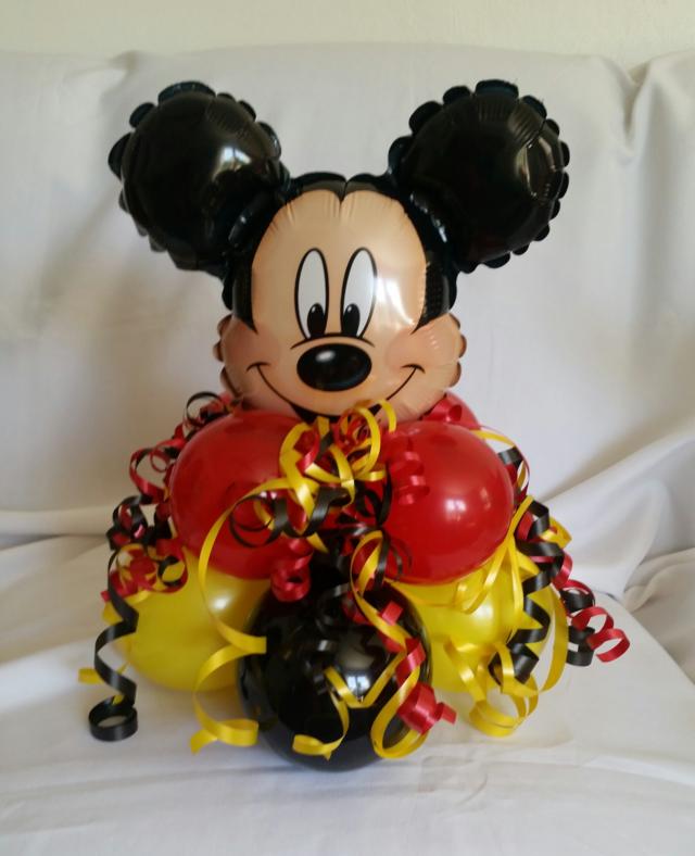 A centerpiece for a Mickey Mouse-themed party by Brenda Fink. 
