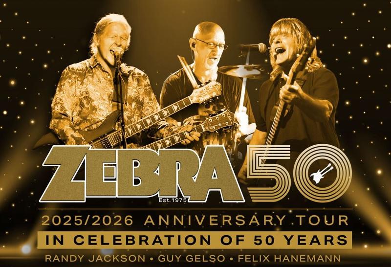 Zebra – May 29 & May 30, 7:30pm - Wildey Theatre, Edwardsville IL