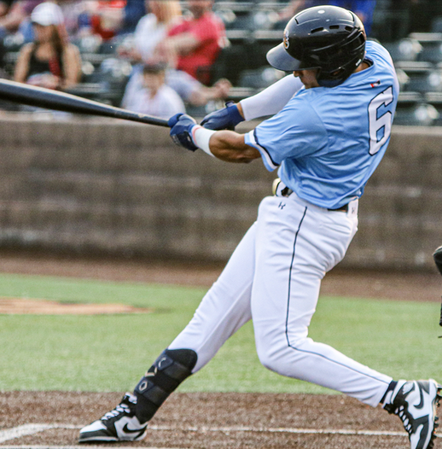 Gateway outfielder Victor Castillo goes 5-for-5 as part of 18-hit attack in series opener.