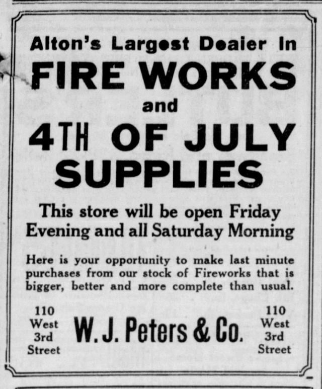 Alton Evening Telegraph (Alton, IL), July 2, 1925.
