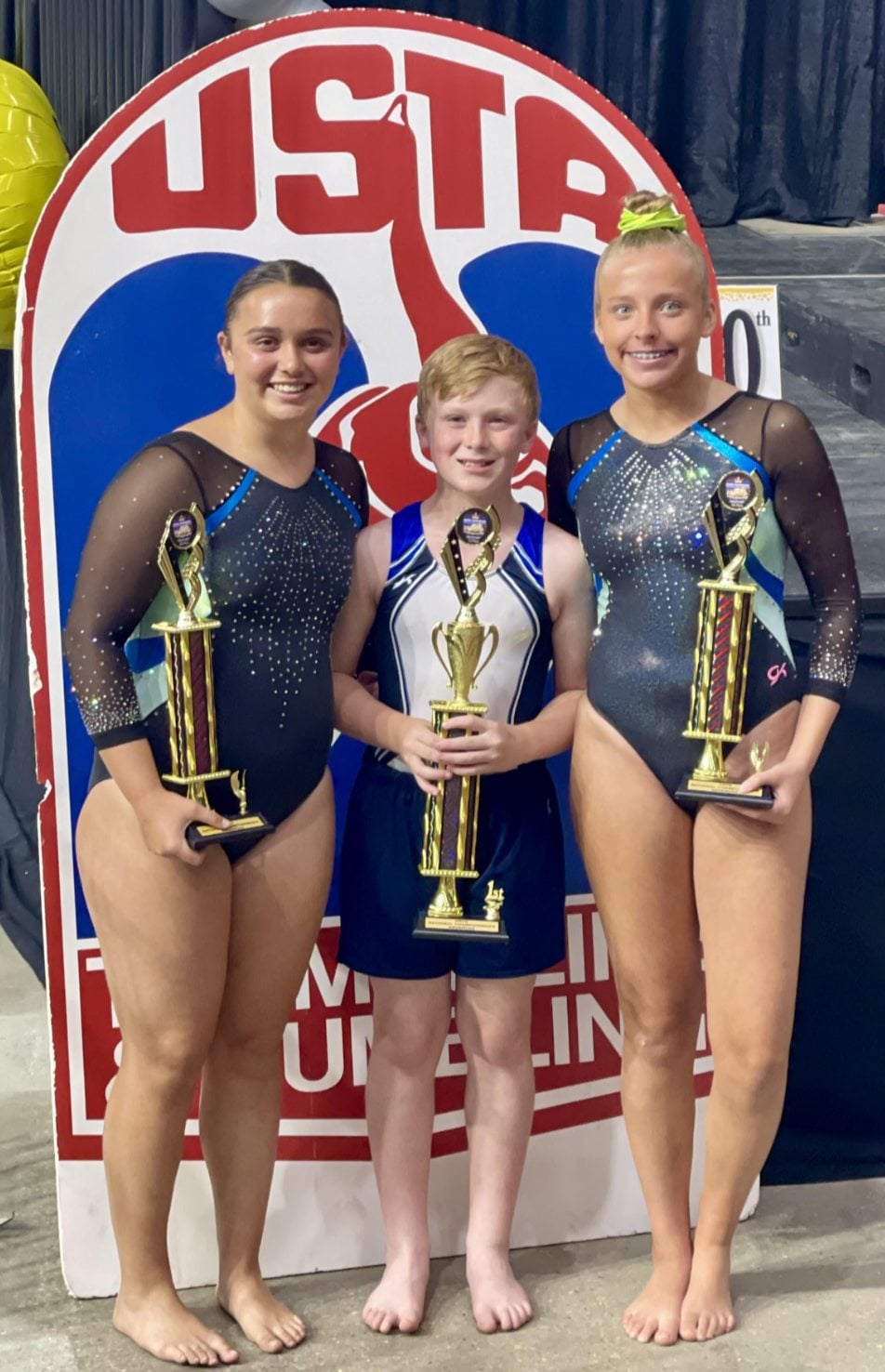 L to R: Hailey Ryrie-Turkovic, Joseph Elliott, Stella Moehn. Advanced group.