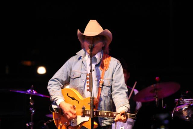 Country star Dwight Yoakam entertains the crowd.