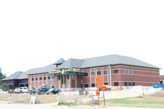 Another look at the Schwarz Street Project construction in Edwardsville. (Photo by Steve Spencer)