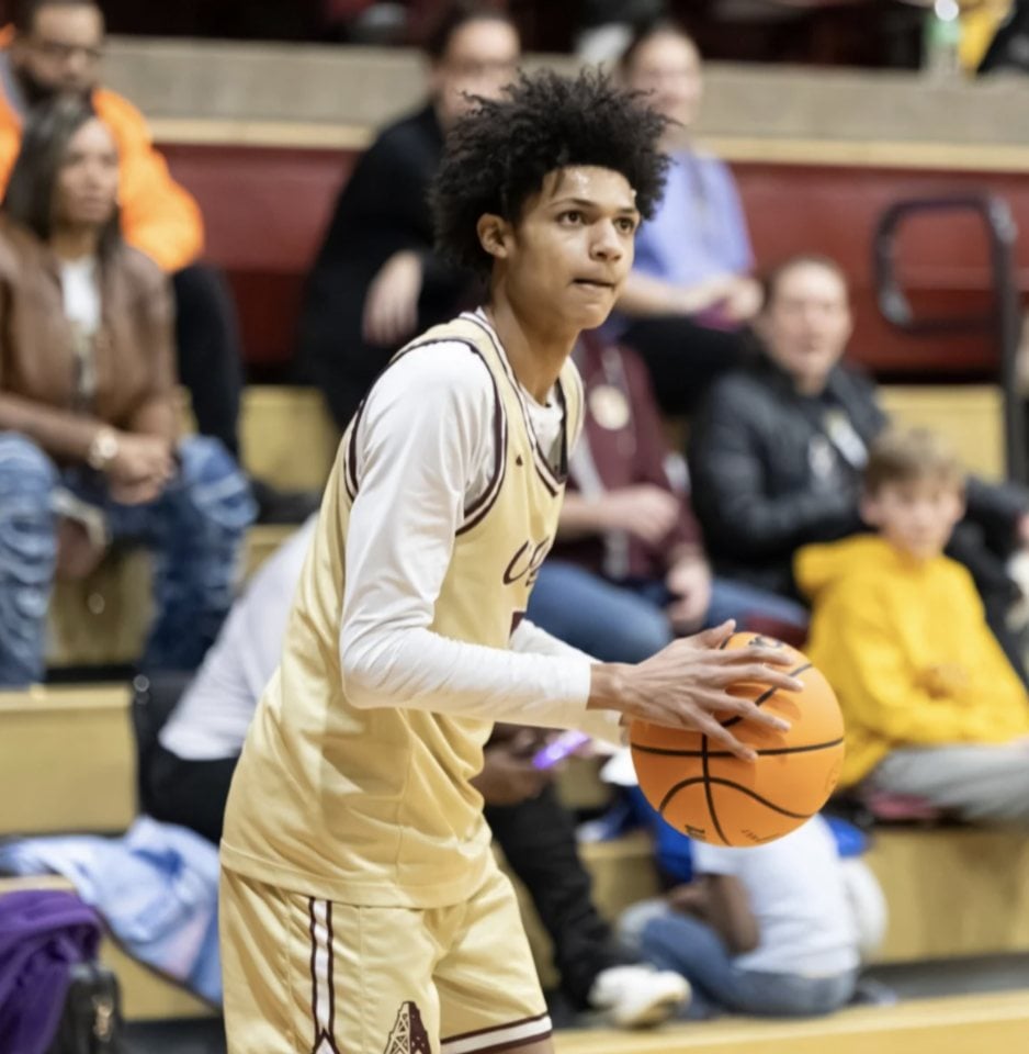 Jordyn Spiller during his epic 31-point outburst game against Mt. Olive last season.