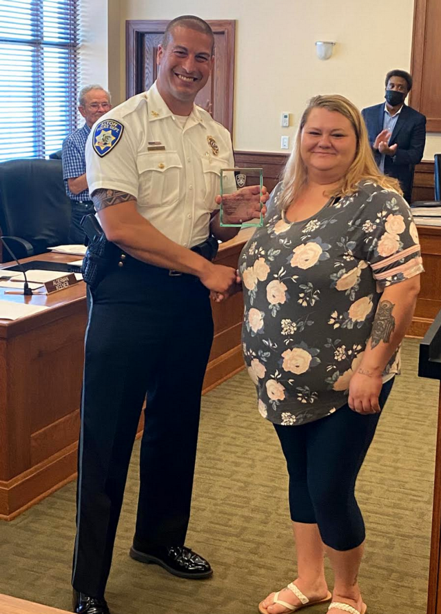 Alton Police Chief Pulido, Mayor, Alton City Council, Recognizes True