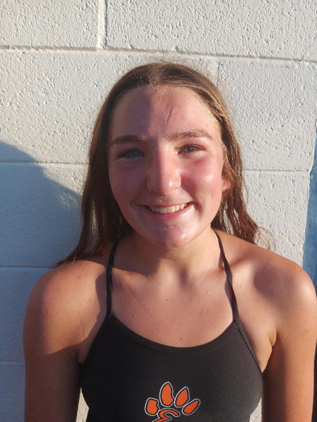 Maecey Hessel, a Montclaire swimmer.
