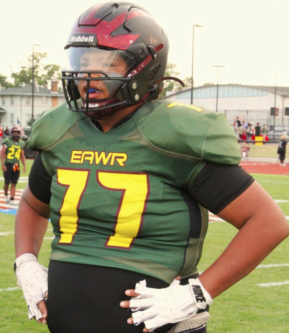 East Alton-Wood River's Malachi Carter.