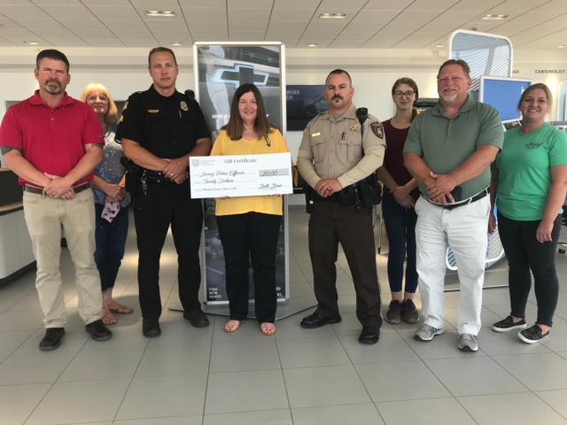 L-R: Craig Billings, Lisa Schwenk, Matt Schultz, Kim Marshall, Jesse Faul, Hannah Yarrington, Stan Hudson, and Mandi Smith 