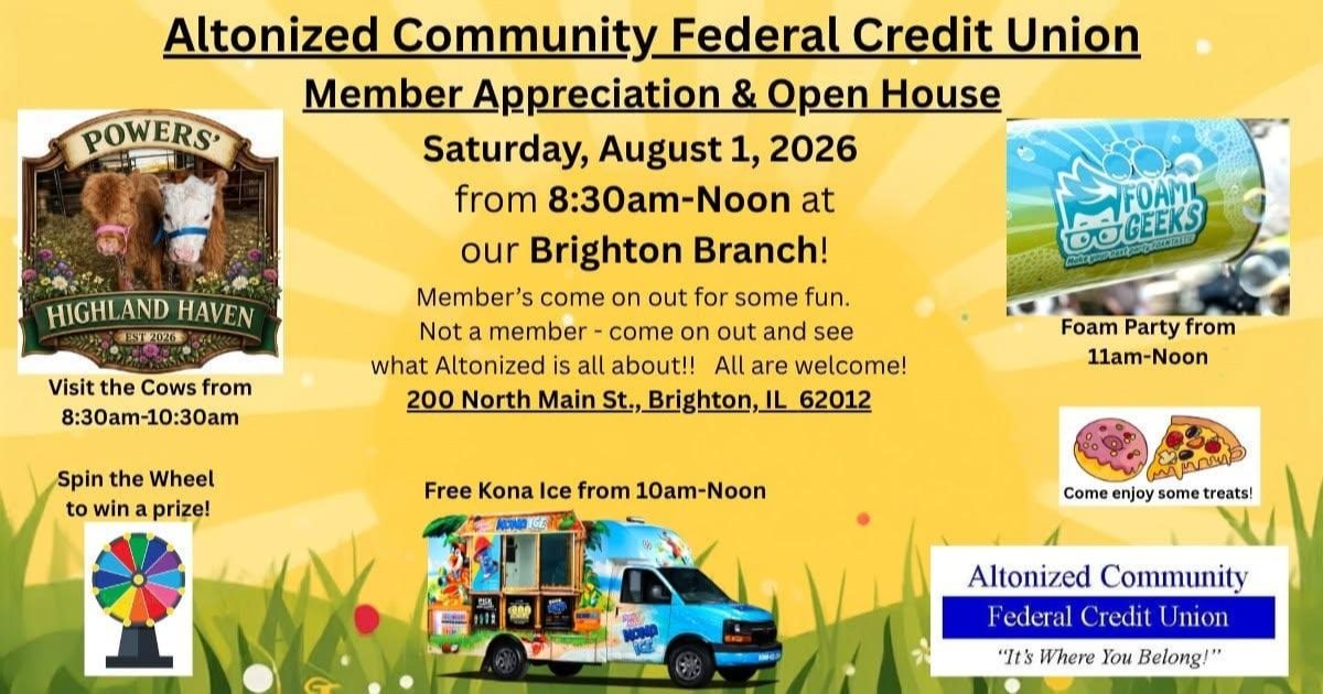 Altonized Community FCU Member Appreciation & Open House