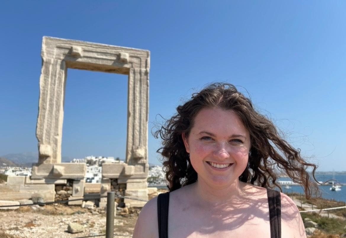 Me at the Temple of Apollo in Naxos.