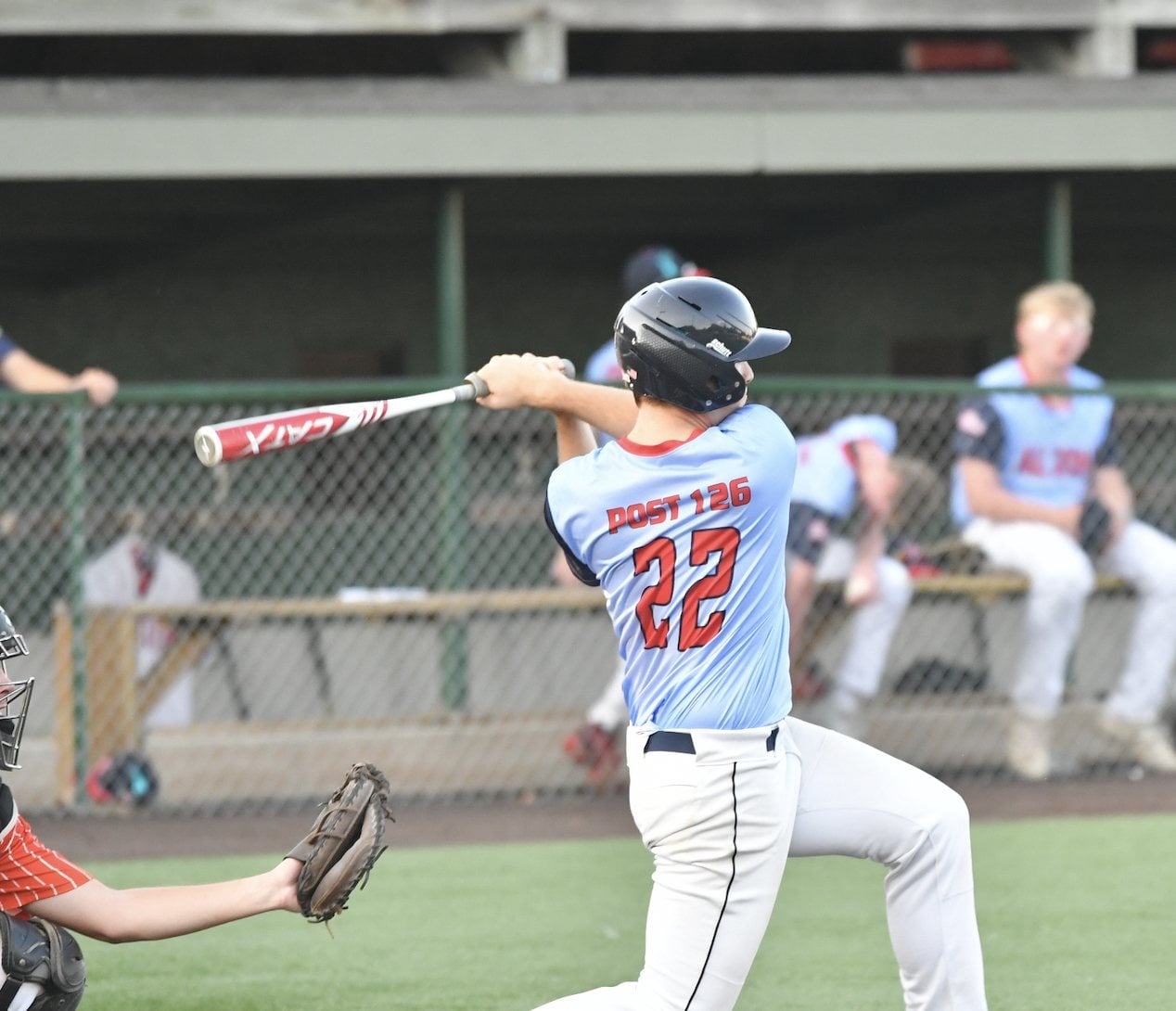 Ryan Lowis cracked three hits in a big Senior Legion win.