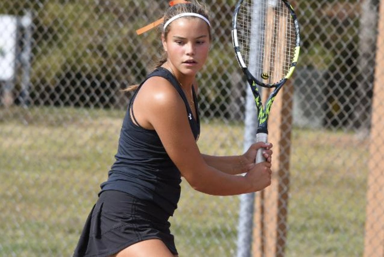Edwardsville's Katie Woods.