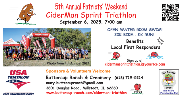 5th Annual CiderMan Sprint Triathlon