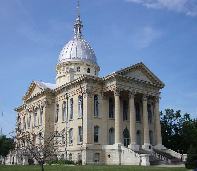 The Macoupin County Courthouse in Carlinville.