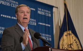Late Sen. Lindsey Graham.