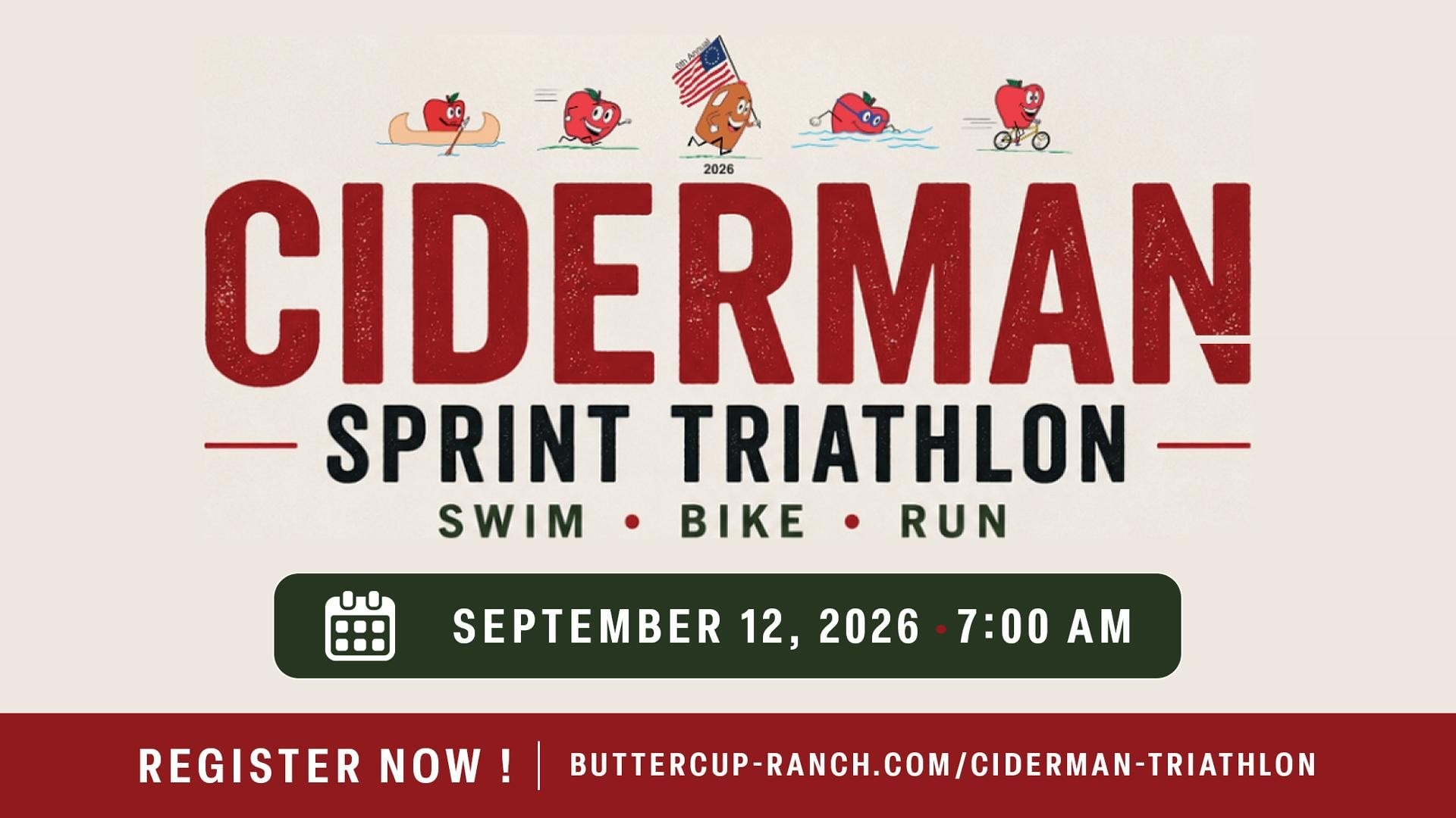 6th Annual CiderMan Sprint Triathlon