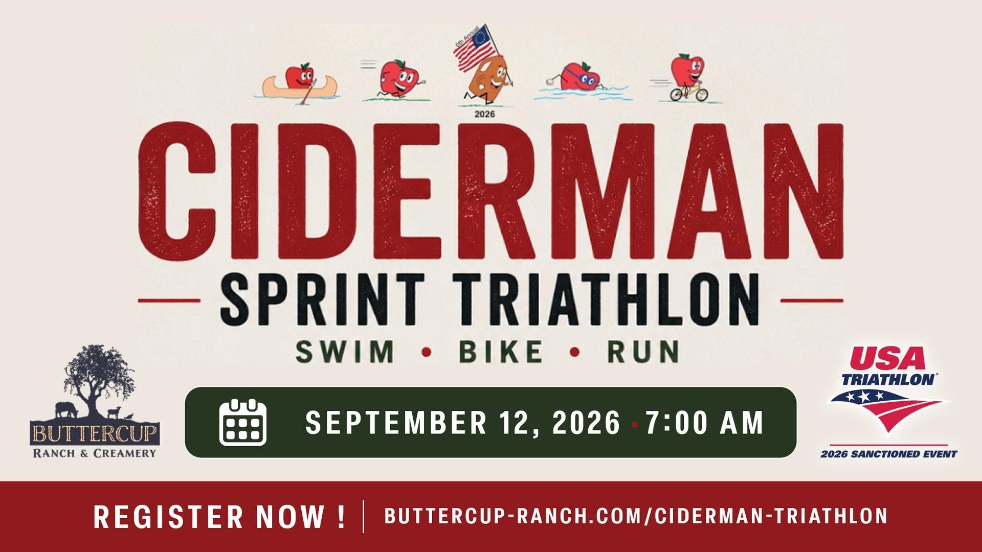 6th Annual CiderMan Sprint Triathlon
