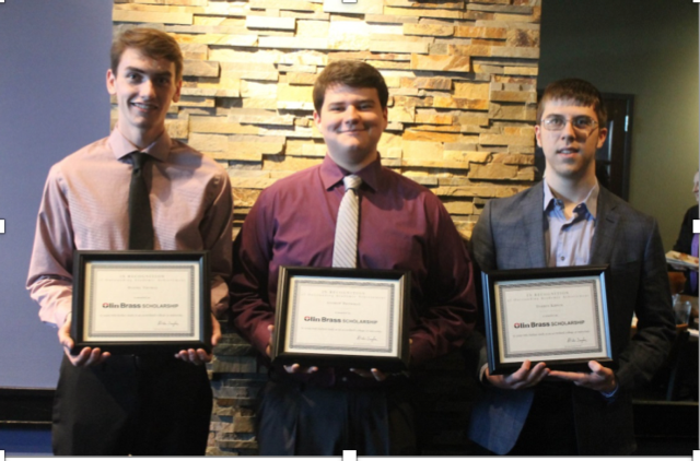  Pictured (l-r): Daniel Thomas, Andrew Brinkman, Darren Kirsch. Not pictured is John Hosey. 