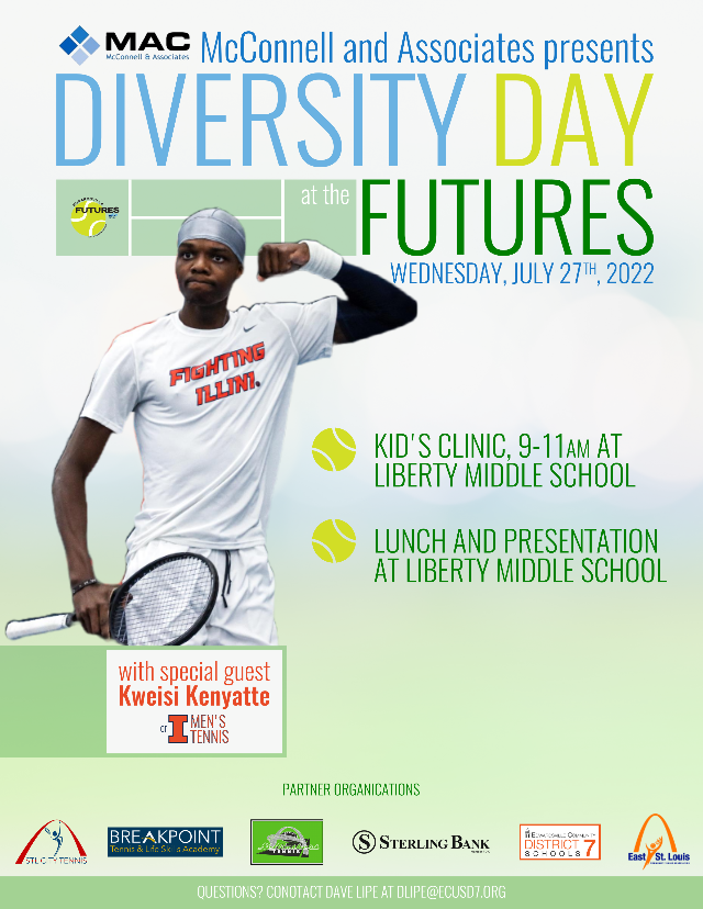 Kweisi Kenyatte will be be the special guest at 'Diversity Day' at the Edwardsville Futures. 