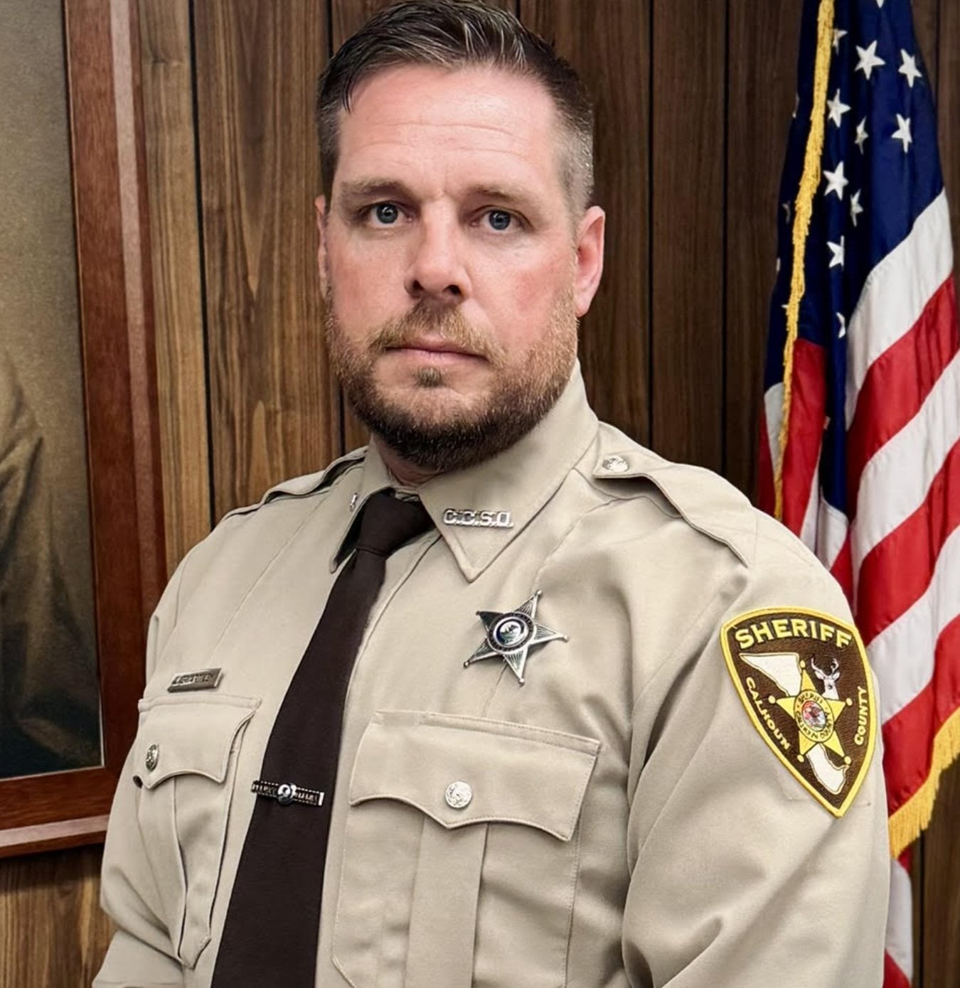 New Calhoun Sheriff's deputy Jeremy Gwartney.