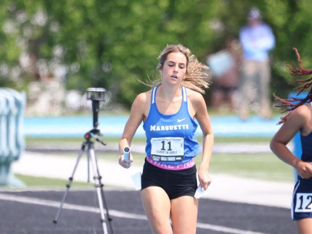 The Explorers track and field standout Kailey Vickrey.