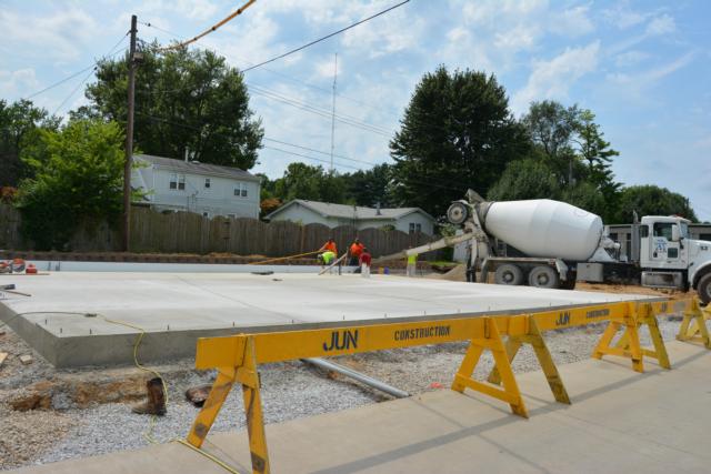 The expansion of Smart Choice is under way behind the main building. The work is being done by Jun Construction.