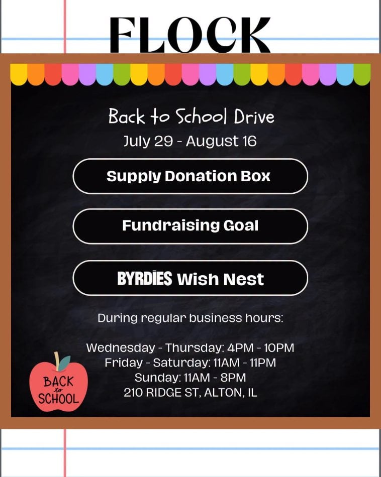 Flock's Back to School Drive