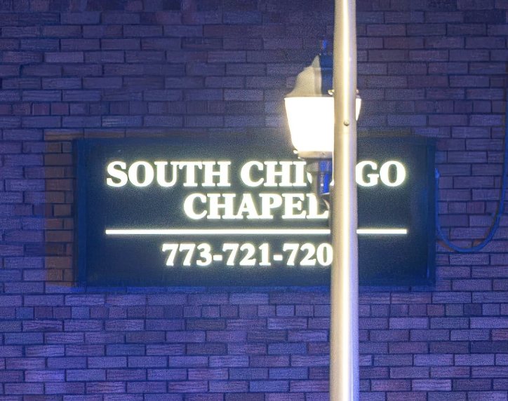 AP photo of outside of South Chicago Chapel.