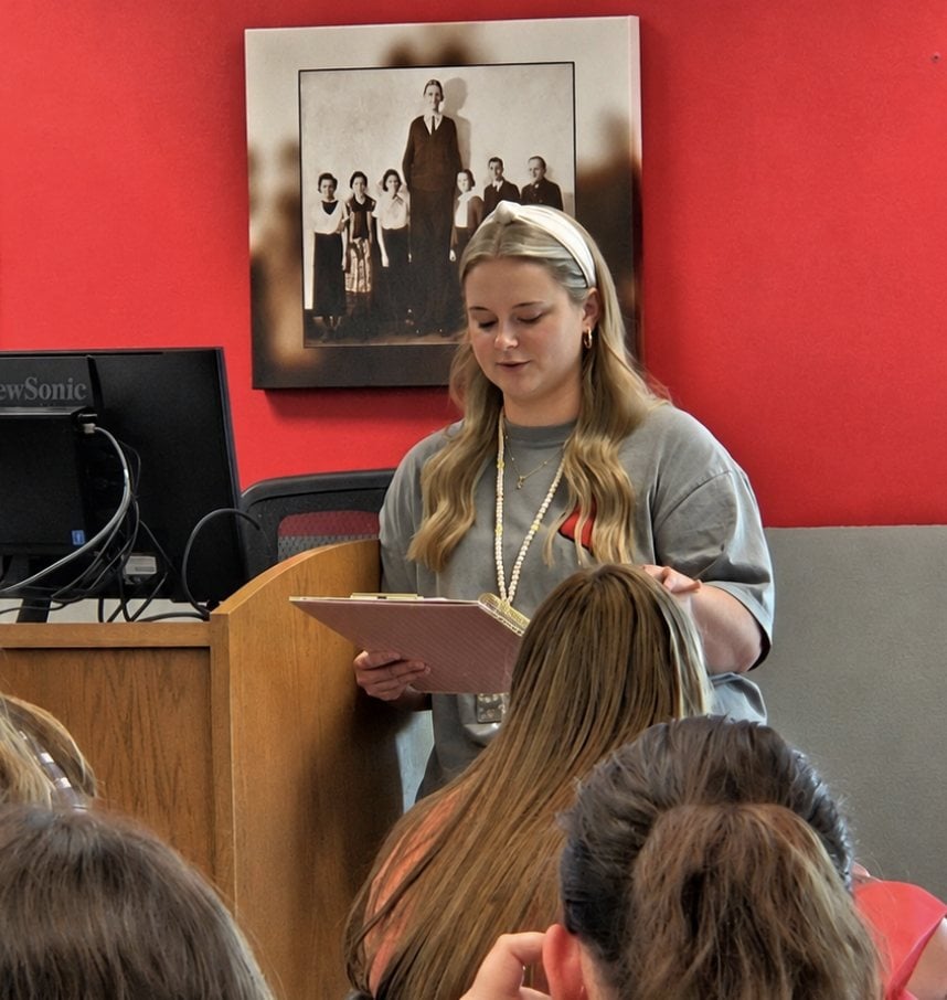Alton teacher Savannah Kanallakan.