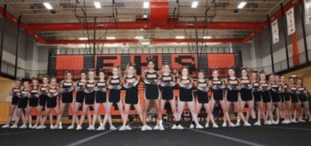 EHS cheerleaders. (Contributed photo)