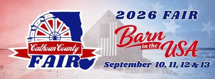 Calhoun County Fair 2026 - Barn in the USA