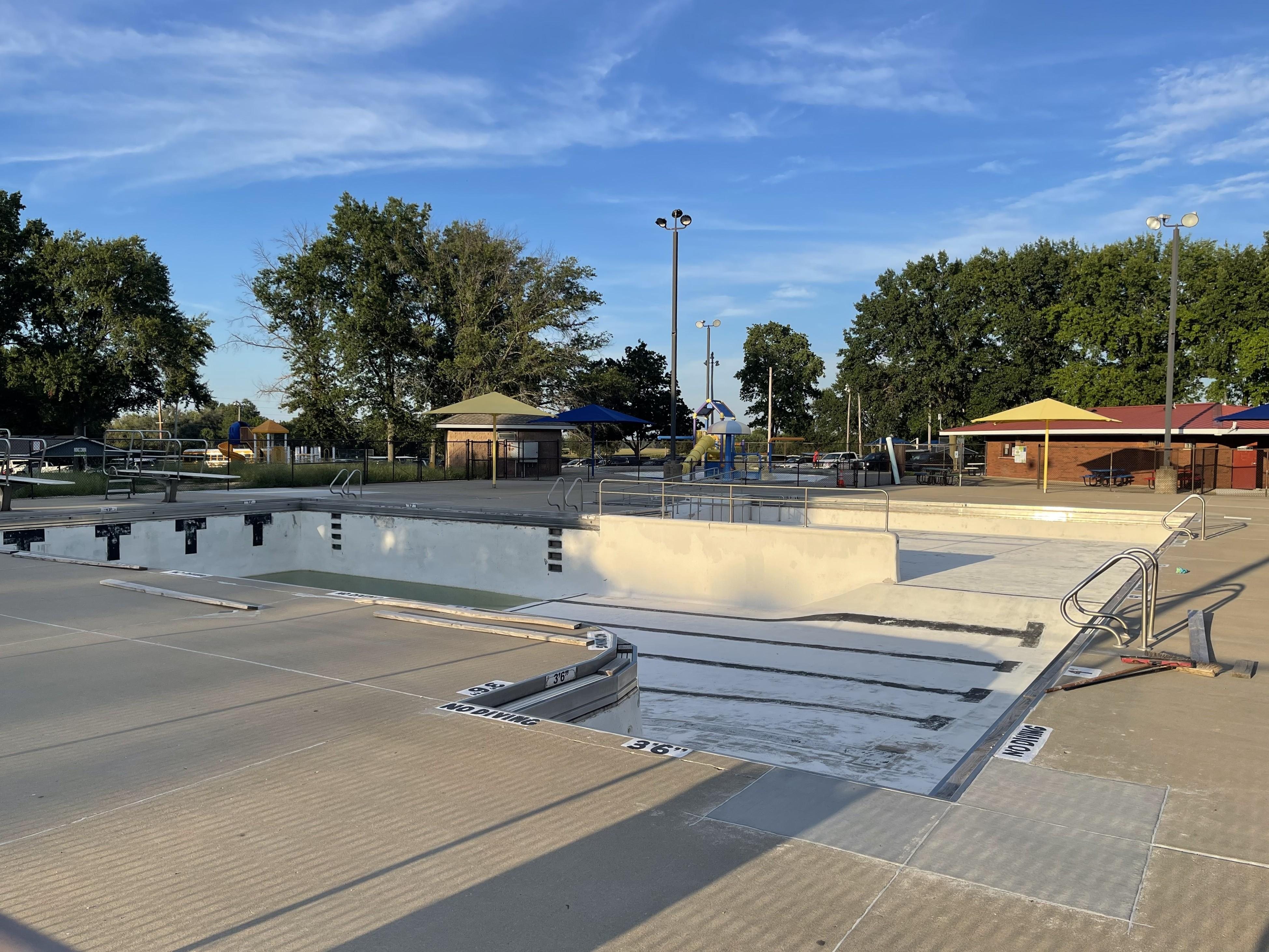 The main pool area at Donor Pool in Jerseyville.