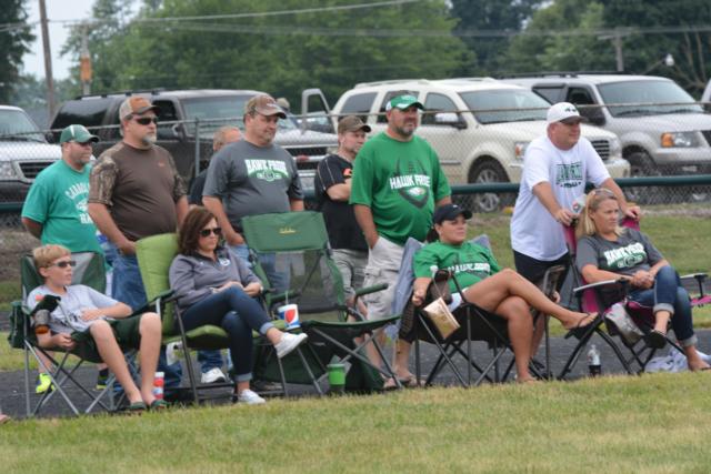 Fans looked on intently Saturday at the Carrollton scrimmage.