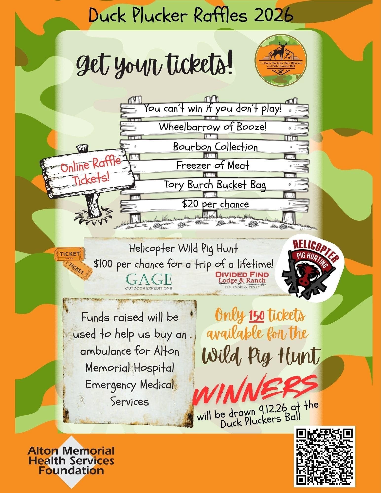 Duck Pluckers Raffle